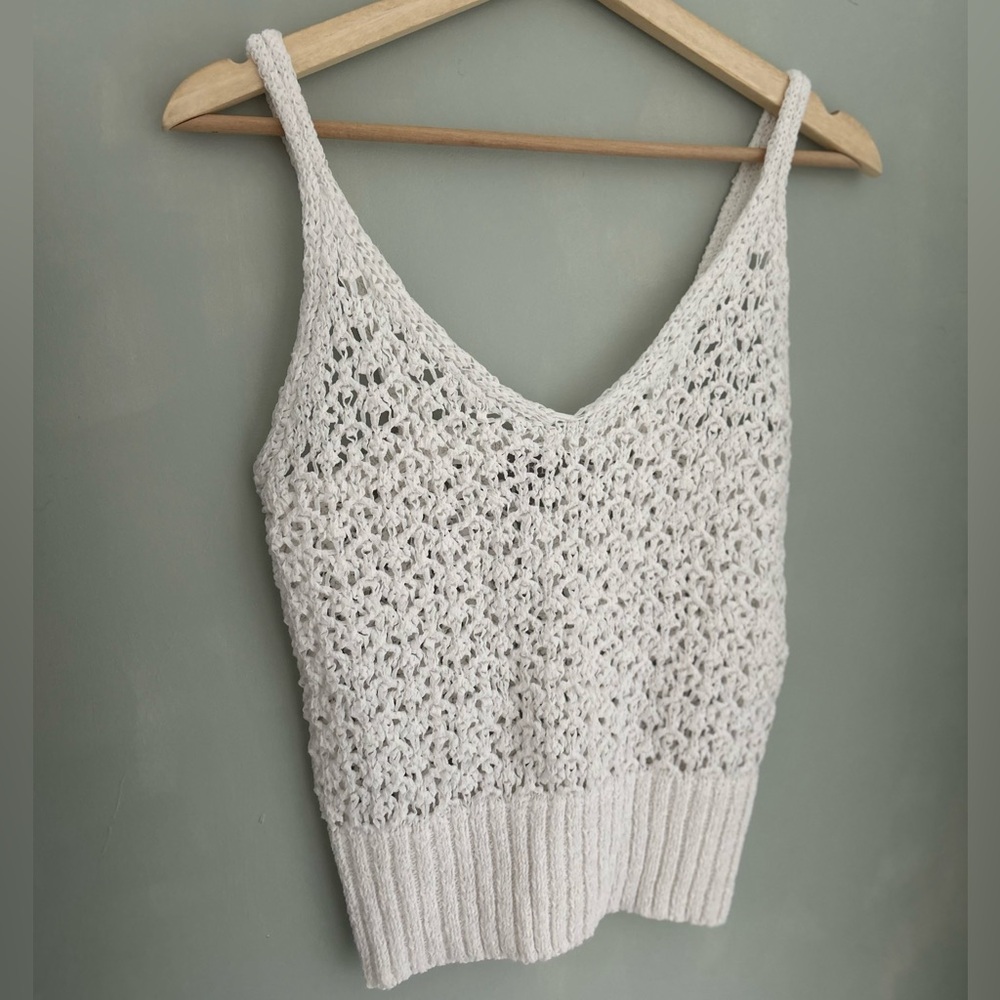 J. Crew crochet knit tank. Small.